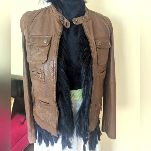 Kookai Jackets Coats Leather Jacket From The French Brand - Main Image